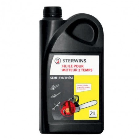 Huile pour moteur 2 temps Sterwins 1/2 synthèse 2 L -  - meilleure qualité