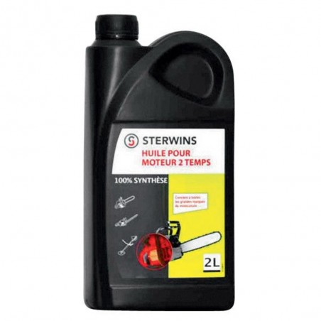 Huile pour moteur 2 temps Sterwins synthèse 2 L -  - meilleure qualité