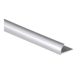 Profil PVC 1/4 rond argenté 10MM - STANDERS - meilleure qualité