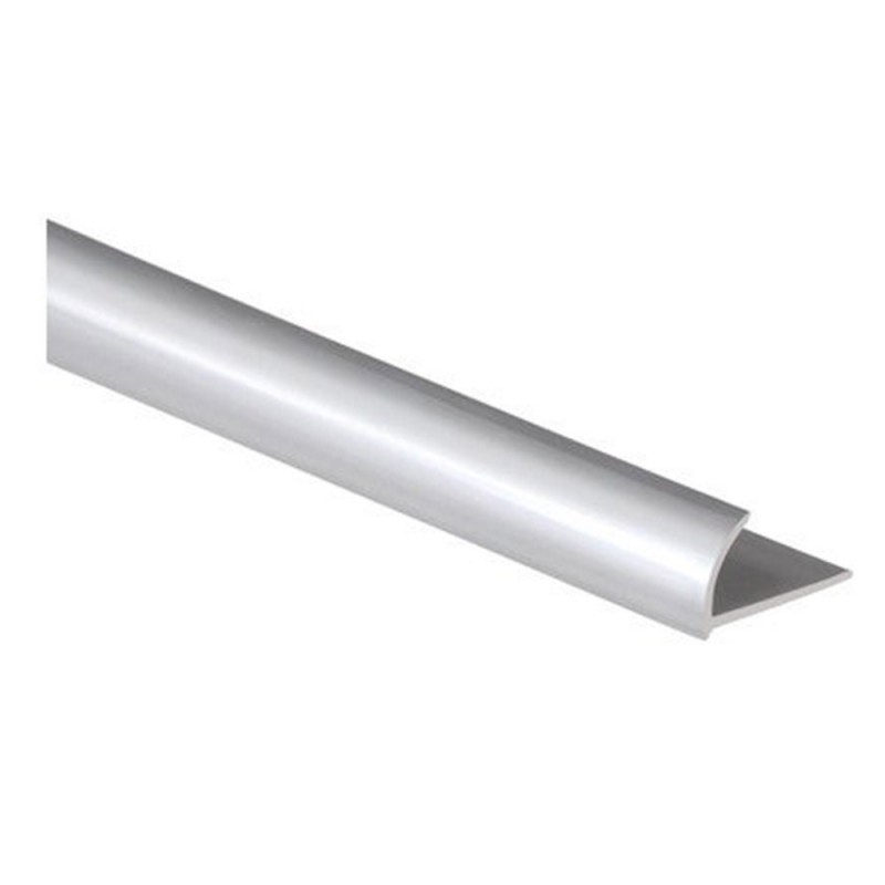 Profil PVC 1/4 rond argenté 10MM - STANDERS - meilleure qualité