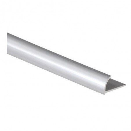 Profil PVC 1/4 rond argenté 10MM - STANDERS - meilleure qualité