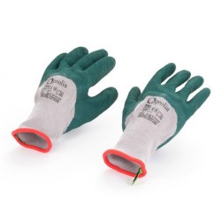 Paire degants pour les travaux de jardinage latex T unique GEOLIA
