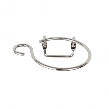 Support acier sèche-cheveux milano -  - meilleure qualité