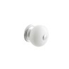 Bouton gabi porcelaine blanche