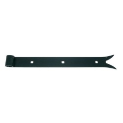 Penture queue de carpe diam. 14 x 35 x 4 longueur 700 mm noire