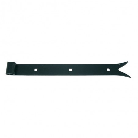 Penture queue de carpe diam. 14 x 35 x 4 longueur 700 mm noire