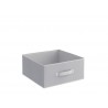 Panier de rangement gris H.14 x l.31 x P.31 cm -  - meilleure qualité