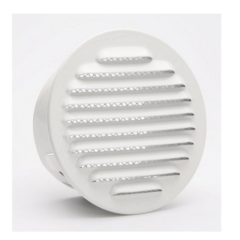 Grille d'aération aluminium laqué Diam.12.5 cm -  - meilleure qualité