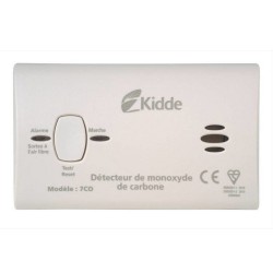 Détecteur de monoxyde de carbone KIDDE 7co-k798 1 an