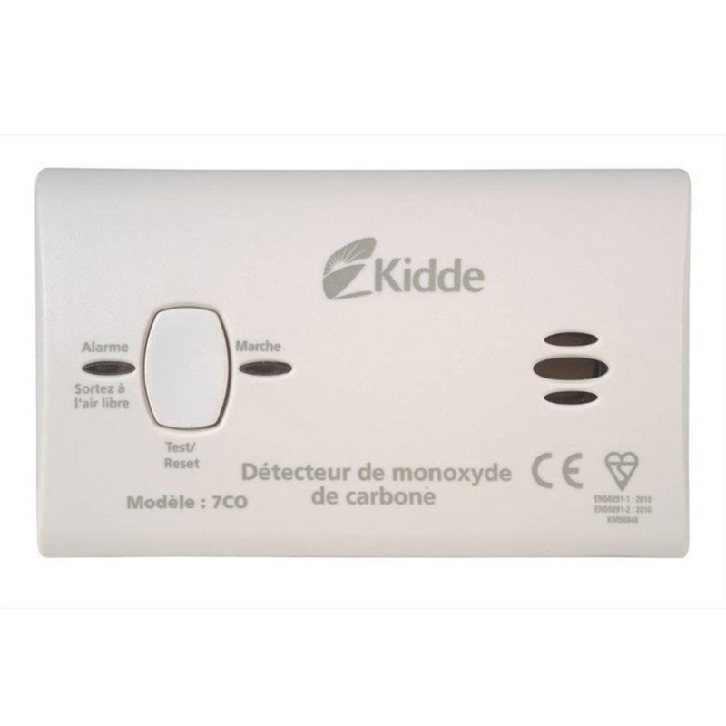 Détecteur de monoxyde de carbone KIDDE 7co-k798 1 an