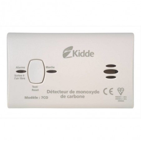 Détecteur de monoxyde de carbone KIDDE 7co-k798 1 an