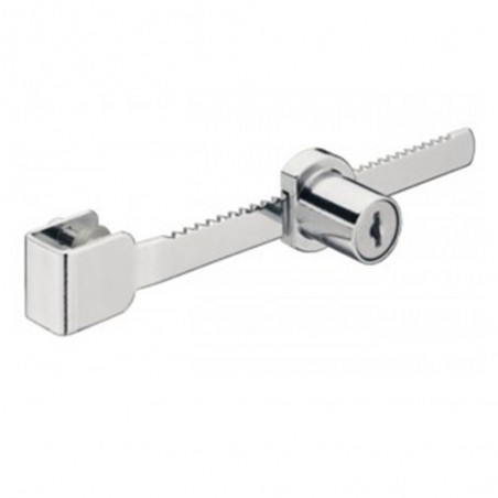 Verrou de porte en verre coulissante