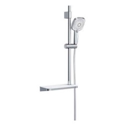 Colonne de douche 3S avec étagère acrylique L.72cm chromé