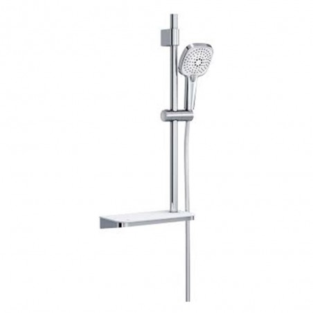 Colonne de douche 3S avec étagère acrylique L.72cm chromé