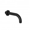 Bec de bain mural prime L160 noir PVD