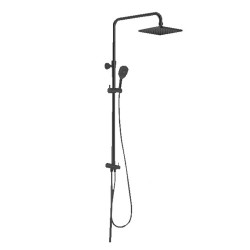 Colonne de douche double L.960mm noir