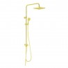 Système de douche double L .960 mm doré PVD