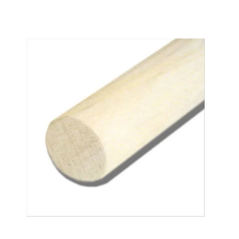 Baton rond exotique blanc 2400X14mm