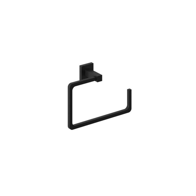 Porte-serviettes harmony rectangulaire noir -  - meilleure qualité