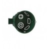 App.box round Ø65 x45 IP 30 green