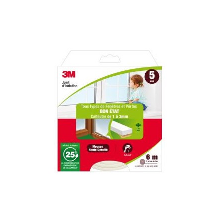 Joint mousse 6M bon état blanc Classique uc12