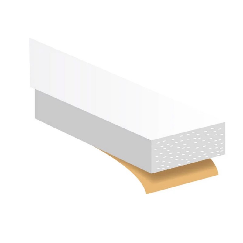 Joint mousse 10Mx18mm blanc économique uc25