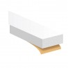 Joint mousse 10Mx18mm blanc économique uc25