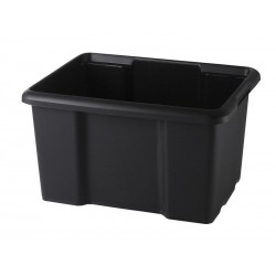 Bac plastique empilable 45L noir