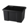 Bac plastique empilable 45L noir