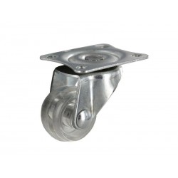 Roulette pivotante à platine Diam.30 Mm