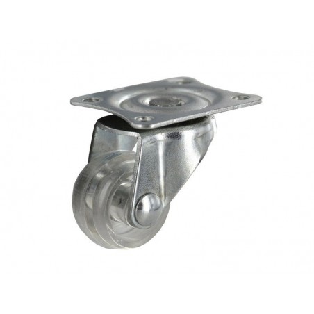 Roulette pivotante à platine Diam.30 Mm