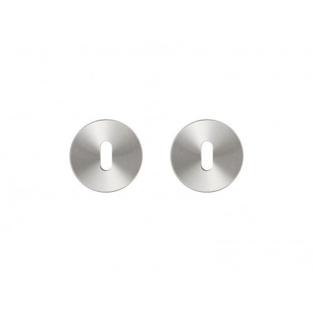 Lot de 2 rosaces L1 INSPIRE nickel satiné trou de clé
