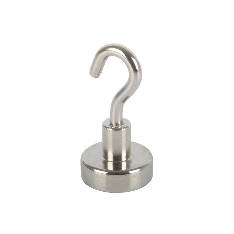 Crochet aimant SUKI diam.25 mm argent