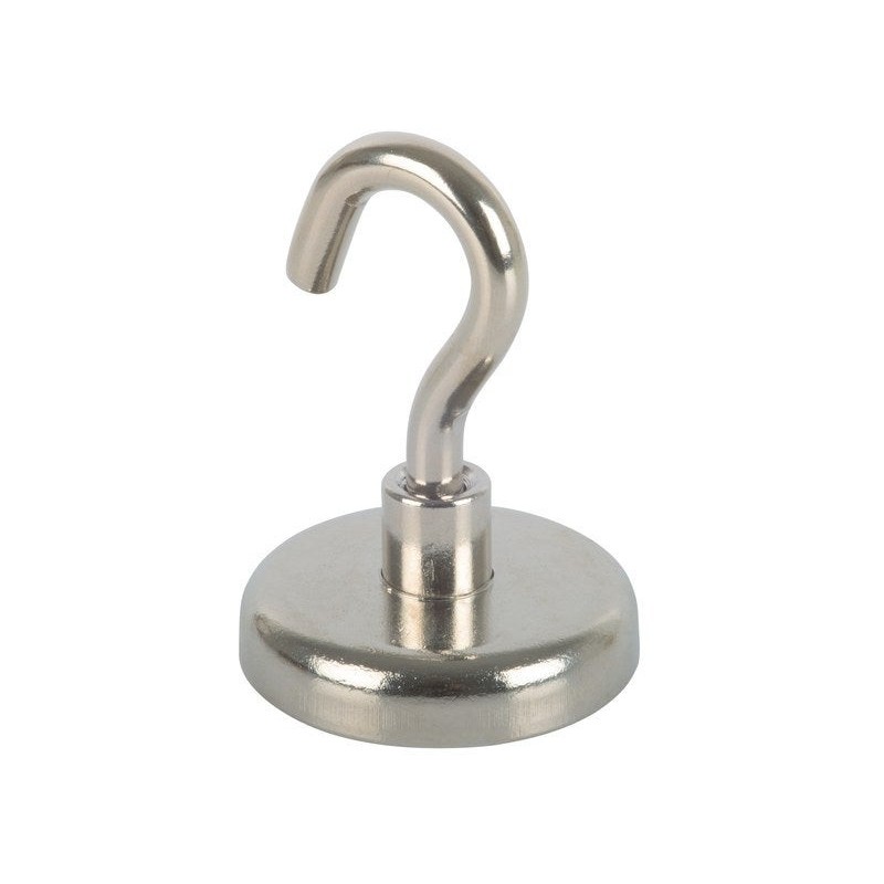 Crochet aimant SUKI diam. 36 mm argent