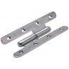 Paumelle inox pour porte Hettich L.140 X L.55 Mm