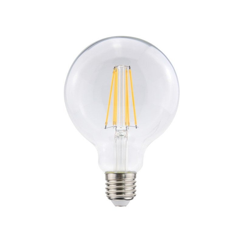 Ampoule led à  filament globe 95 mm E27 75 W blanc neutre LEXMAN