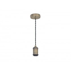 Suspension E27 moderne Ione métal laiton patiné 1 X 60 W INSPIRE