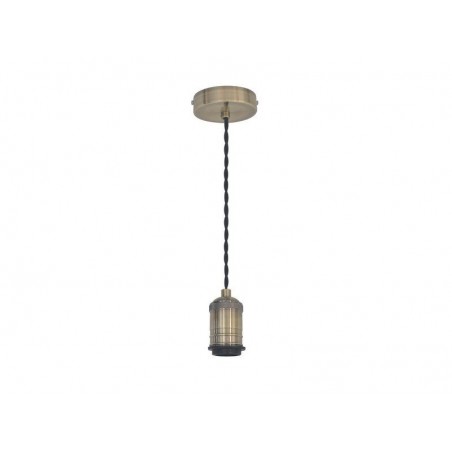 Suspension E27 moderne Ione métal laiton patiné 1 X 60 W INSPIRE