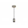 Suspension E27 moderne Ione métal laiton patiné 1 X 60 W INSPIRE