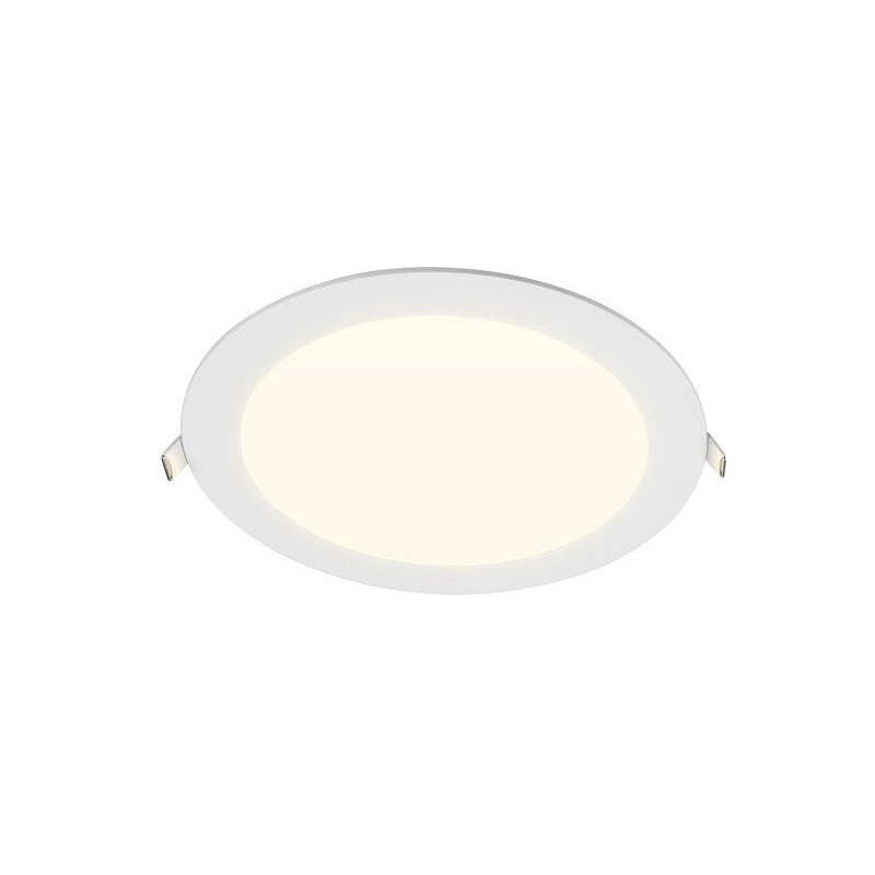 Spot encastrable led intégrée IP44 rond Diam. 225 cm INSPIRE blanc