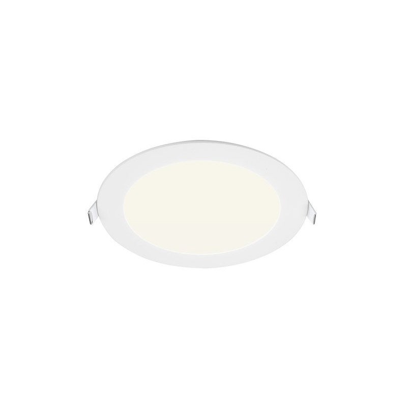 Spot encastrable led intégrée IP44 rond Diam. 17 cm INSPIRE blanc