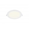 Spot encastrable led intégrée IP44 rond Diam. 17 cm INSPIRE blanc