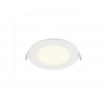 Spot encastrable led intégrée EXTRAFLAT IP44 rond Diam. 12 cm INSPIRE blanc