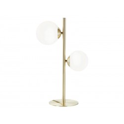 Lampe chic INSPIRE Callas H.43cm métal laiton brossé