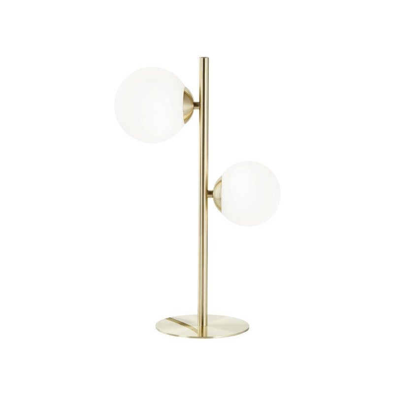 Lampe chic INSPIRE Callas H.43cm métal laiton brossé