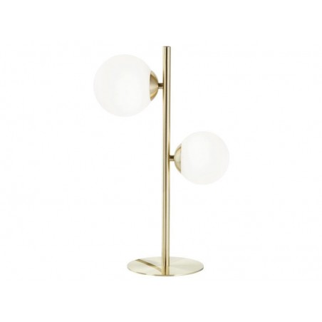 Lampe chic INSPIRE Callas H.43cm métal laiton brossé