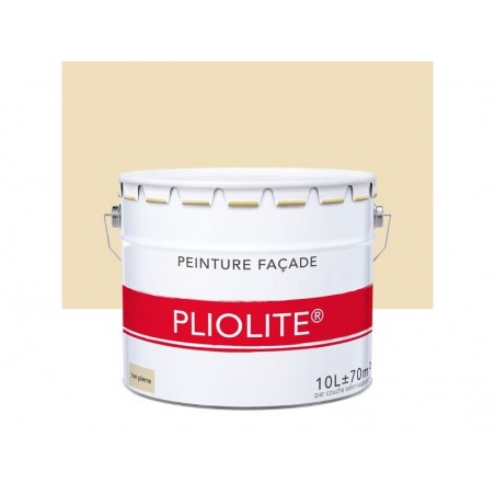 1 Peinture façade pliolite ton pierre 1er prix 10 l -  - meilleure qualité