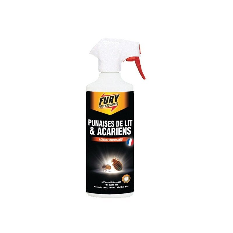 Insecticide pour punaises de lit et acariens FURY 0