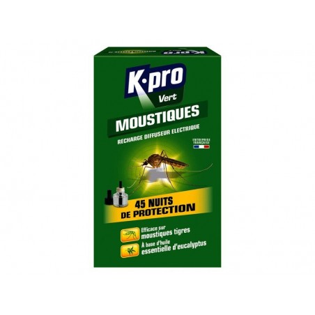 Recharge anti-moustiques liquide K.PRO VERT -  - meilleure qualité