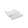Etagère tiroir blanc mat L.40 x H.25 x P.25 cm Ep.8.0 mm